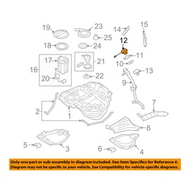 Subaru Gas Tank Fill Gap for 2005-2009 Legacy Outback - 42031AG00A - Genuine OEM