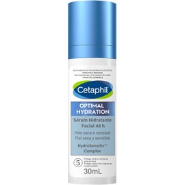 Cetaphil Optimal Hydration Serum Facial, Hidrata Su Ácido Hialurónico Refina y Suaviza el Rostro Recomendada por Dermatólogos para Piel Sensible - 1 pieza de 30 ml
