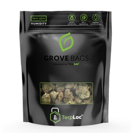 10 x 15g Grove Bags Terploc Airtight Storage Bags with Moisture and Odour Control + UV Protection