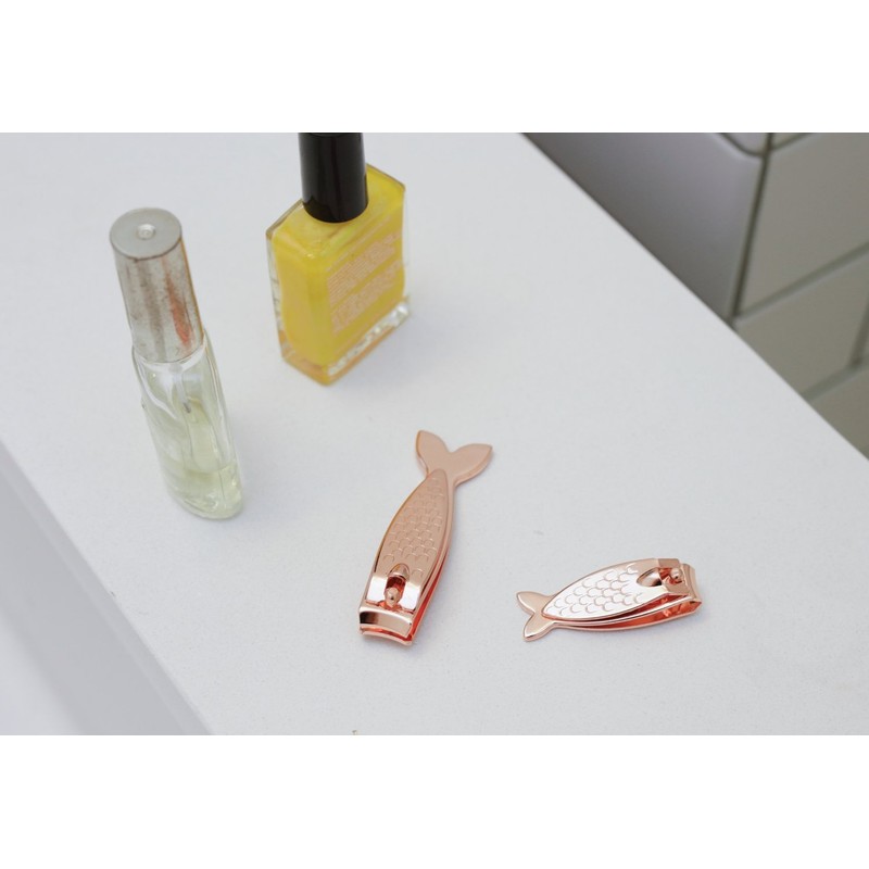 Kikkerland Copper Big Fish & Little Fish Nail Clipper Set