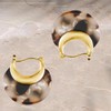 Acrylic Hoop Earrings for Women Bohemia Resin Earrings Geometric Statement