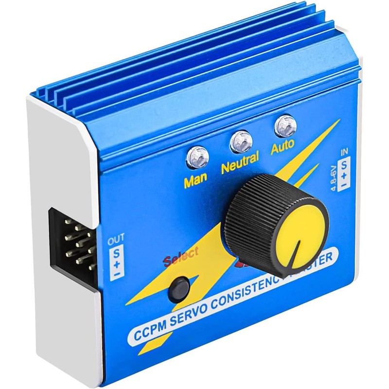 YUNIQUE GREEN-CLEAN-POWER Digital Servo Tester DC 4.8V-6V RC Multifunction Aluminum