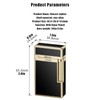 SNYYIAI Classic Lighter, Butanemetal Engraving Jet Torch Lighter, Side Slide