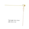 Beavorty Pcs Unique Pearl Flower Hair Stick Chinese Style Tassel