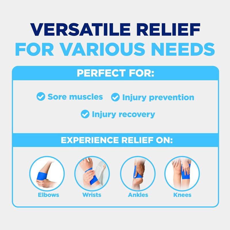 ICEE Tape – Self-Adhering Compression Wrap, Instant Cooling Sensation, No