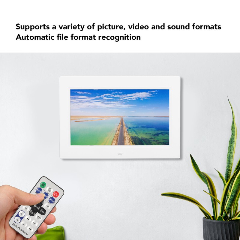 10 Inch Digital Photo Frame HD 1024x600 LED Electronic Photo
