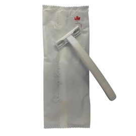 Shaving Razor Twin Blades Guest Bathroom Amenity individual plastic Bulk Economy Packing 50's/Box