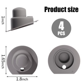 4pcs Replacement Stopper Compatible with Zojirushi SM-K Series Accessories, Water Bottle Top Lid Gasket for Zojirushi Stainless Steel Mug12/16oz,Part Silicone Plug Accessories BPA-Free (Four colors)