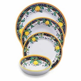 Arte D'Italia Imports Hand Painted Alcantara Soup Bowl - Handmade in Deruta