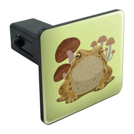 GRAPHICS & MORE Toad Sitting in Front of Mushrooms Tow Trailer Hitch Cover Plug Insert