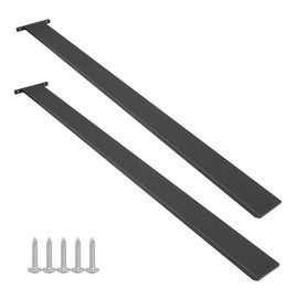 TPSHKE 2 Pack 36 inch Free Hanging Island Countertop Bracket, Solid Heavy Duty Steel Hidden Granite Countertop Support Floating Bracket , DIY Projects , Screws Included