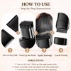 2-in-1 Hair Color Stick & Comb, Long-Lasting Waterproof Color,Sweat-Proof, Quick
