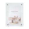 King 828309 Acrylic Frame, Postcard Size, Clear Acrylic