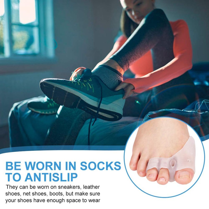 DOACT 3-Hole Bunion Corrector Protector with 5-Hole Big Toe Straighteners,