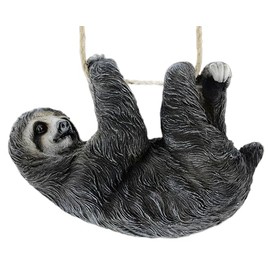 Distinctive Designs, Sloth Tree Hanger Figurine (Baby 6inch), Grey