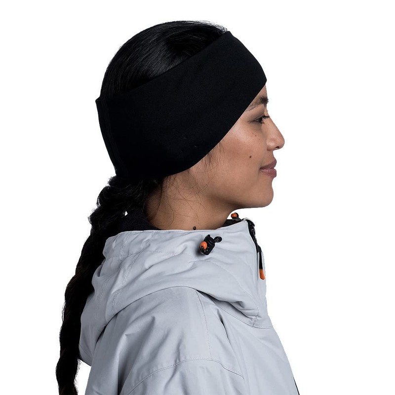 Buff Erwachsene Multifunktionstuch Windproof Headband, Grey Logo, S/M, 111227.00