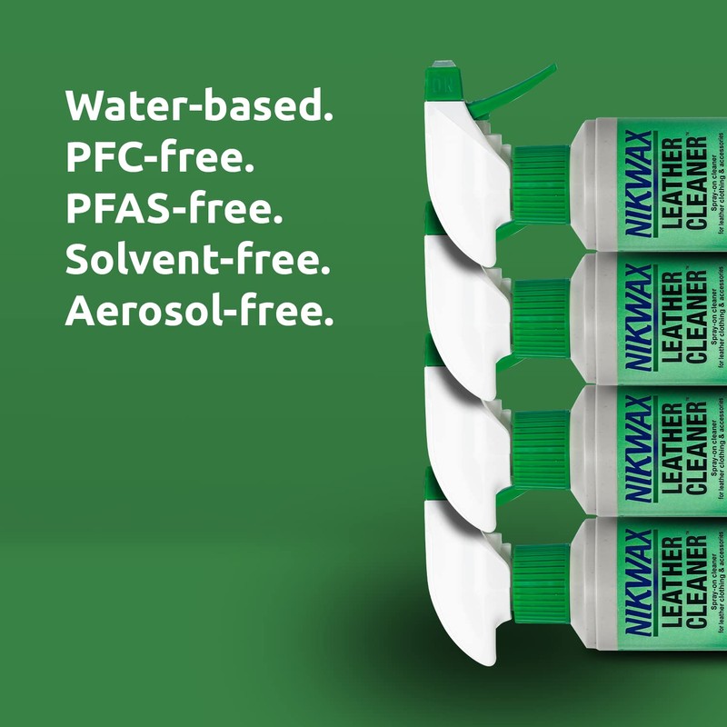 Nikwax Leather Cleaner Spray to Clean, Care, Protect and Revitalize