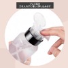 200ml Nail Cleaner Bottle Nail Pump Bottle Pump Dispenser Transparent