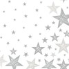Duni Serviettes Shining Star White 33 x 33 cm, 20 pcs.
