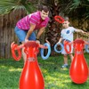 Inflatable Bull Ring Toss Game Set, Giant Inflatable Bull Toss