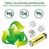 iMah HR6 AA Rechargeable Batteries for Solar Lights 800mAh 1.2V