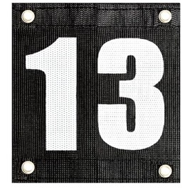 Court Numbers for Tennis or Pickleball, Numbers 1-24, Hang on Fence or Net