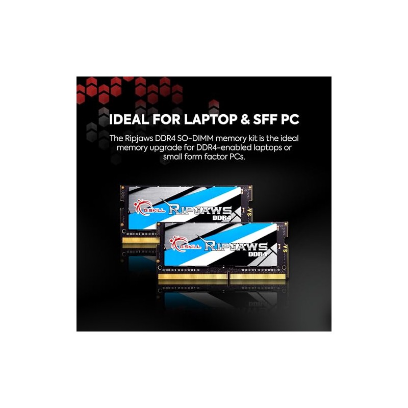 16GB G.Skill Ripjaws 3200MHz DDR4 SO-DIMM CL22 Laptop Memory Module