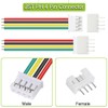 Xiatiaosann 40 Pcs JST PH 2.0 4 Pin Connector Male