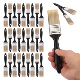 30 Pack 1.5 Inch Paint Brushes - A Professional Range of Wall Paint Brushes, Deck Paint Brush, and Chip Brushes - Perfect DIY Painting Tools for Your Home or Business KUKLIPJIM