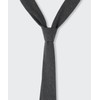 Musinsa Standard Wool-Like Narrow Solid Tie [Medium Gray]