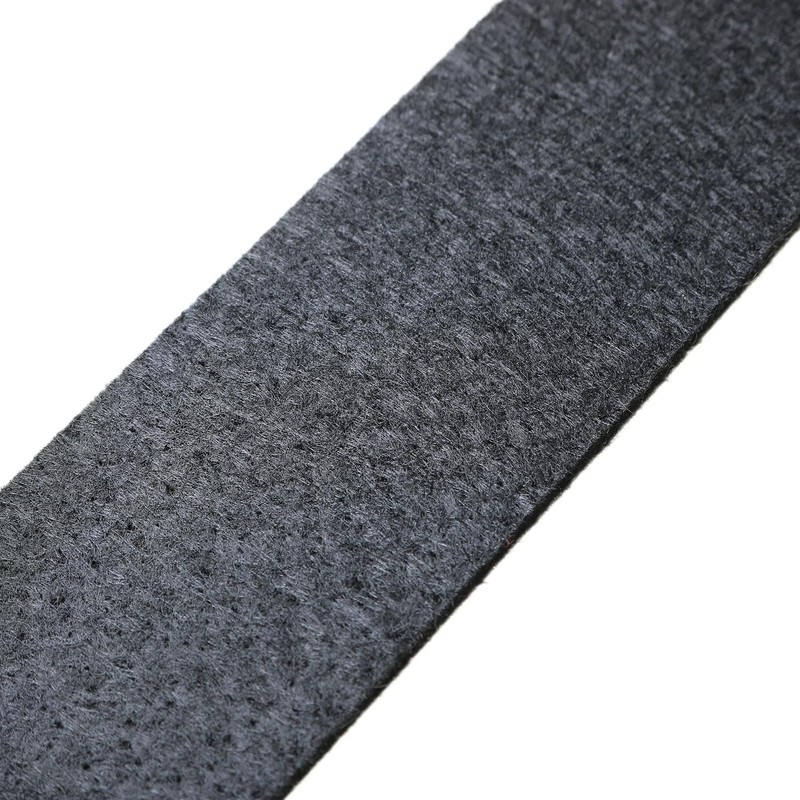 MEETOOT 16.4 Feet Black Felt Tape with Adhesive Backing, Self-Adhesive