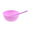 CXMTECH 5PCS Slime Making Tools Purple PP Plastic Bowl With