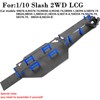 hopsupRC Upgrades Parts for 1/10 Slash 2WD LCG,RC Carbon Chassis