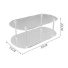 Makeup Organizer for Vanity 2 Tier Bathroom Counter Organizer Multi