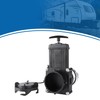GLOBIZ Twist-On Waste Valve RV Gate Valve with Built-in Clear