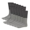 Rocky Calcetines térmicos para hombre, Gris (paquete de 6), Large