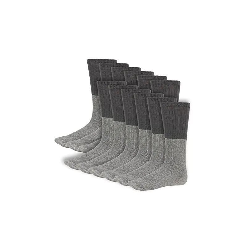 Rocky Calcetines térmicos para hombre, Gris (paquete de 6), Large