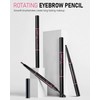 YFulfill Eyebrow Pencil Dark Brown Waterproof, Eye Brow Pencil Dark