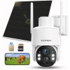 Xega 2K 4G LTE Cellular Security Camera with Built-in Sim