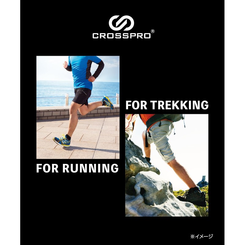 Okamoto CROSSPRO 271-(972-973) Outdoor Socks, Wool, Support Design, Arch Panel,