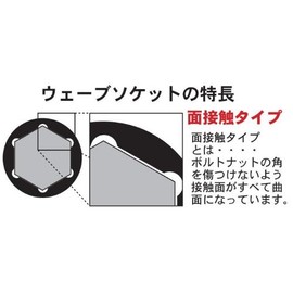 Pro-Auto 1/2″ (12.7) DR. Wave Socket (mm) 6PT 15mm 0142150