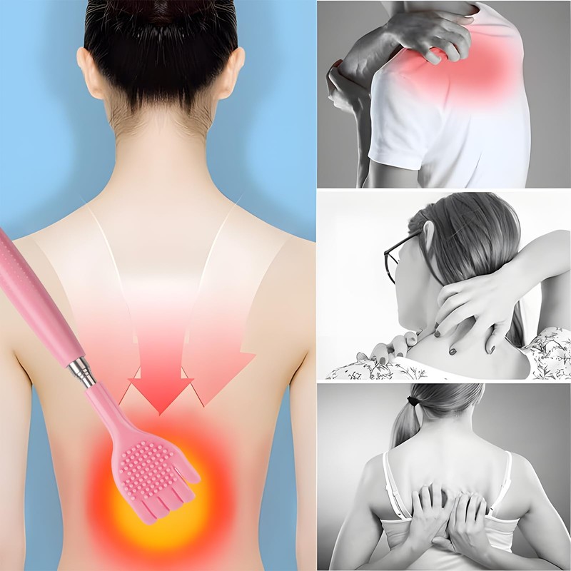 DOKLY Back Scratcher, 2 Pcs Scratch Itching Rake, Back Massager,