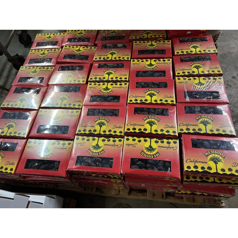 Global Foods MEDJOOL DATES- 4LB. CALIFORNIA FRESH DATES. SHIPPING FREE.