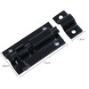 TRIXES 75mm Slide Bolt Lock - for Bathroom Toilet Shed