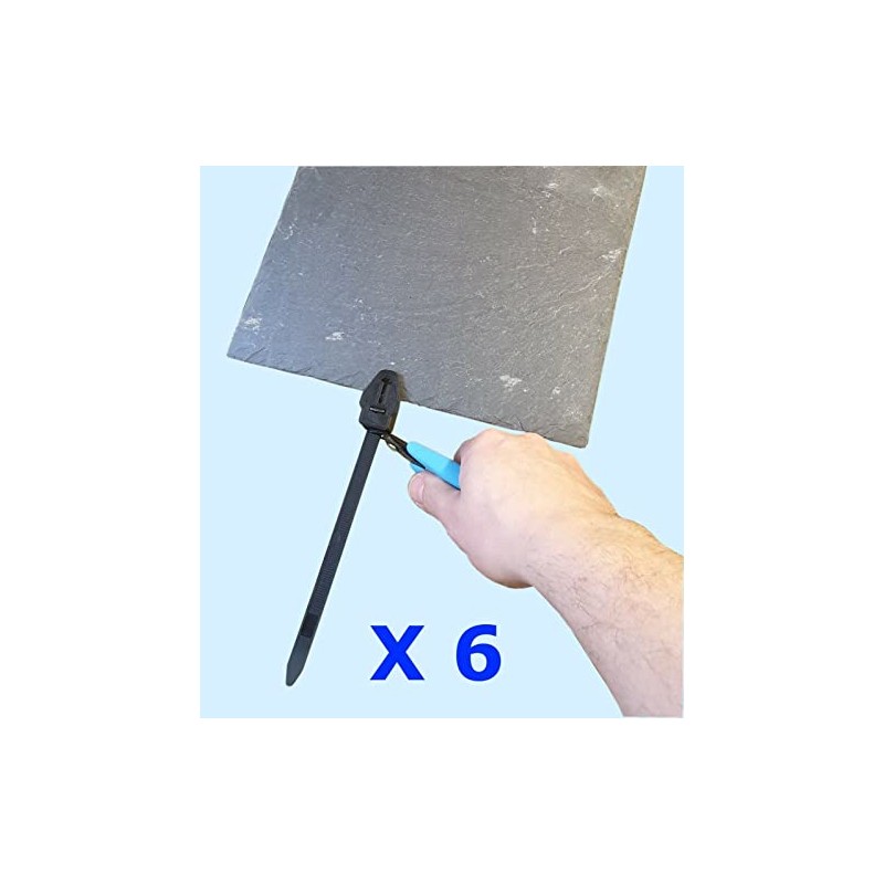 Slate roof Repair Strap Clips