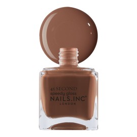 Nails.INC Quick Drying Nail Polish, Selena, Brown Tan
