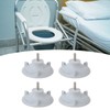 4pcs Elder Shower Chair Replacement Feet Large Suction Cups Rubber