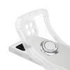 AQUOS sense6 sense6s ケース クリア ウェーブ リング付き SH-54B SHG05 SH-RM19