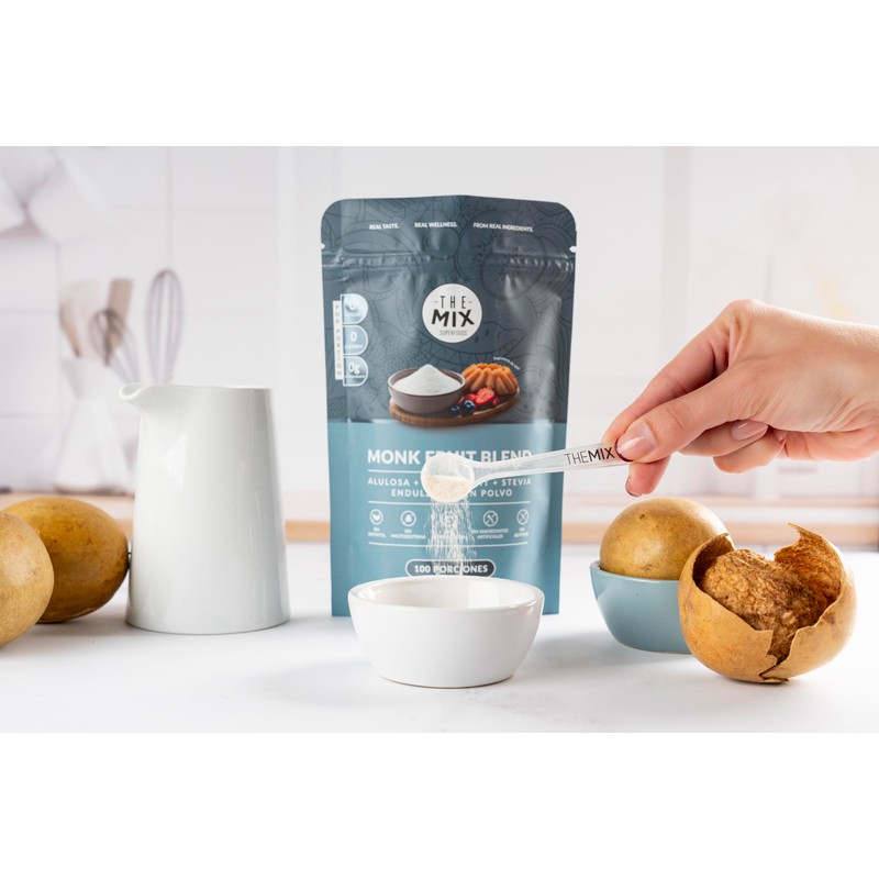 The Mix superfoods, Allulose poweder whit MONK FRUIT and STEVIA.