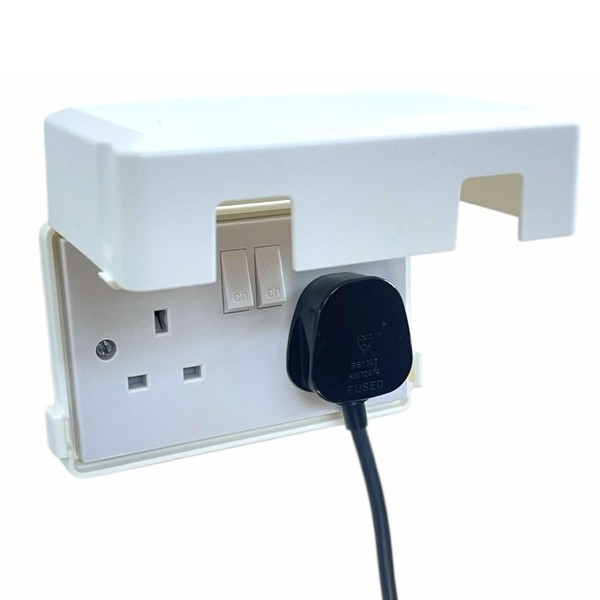 Socket Protector Cover (4 Pack) Double Gang Socket Cover Prevents